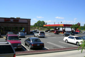 Wendy's and Pilot Travel Center across from Mayflower Motel